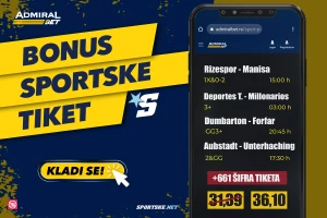 AdmiralBet i Sportske bonus tiket - Spremni za pojačanu kvotu 36,1?